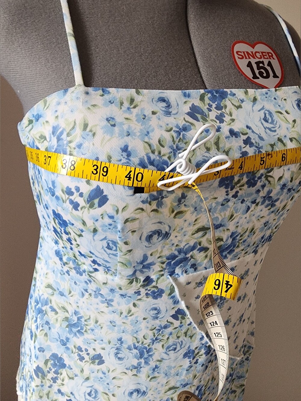 0X Arula Blue Floral Patchwork Maxi Dress - Picture 11 of 15
